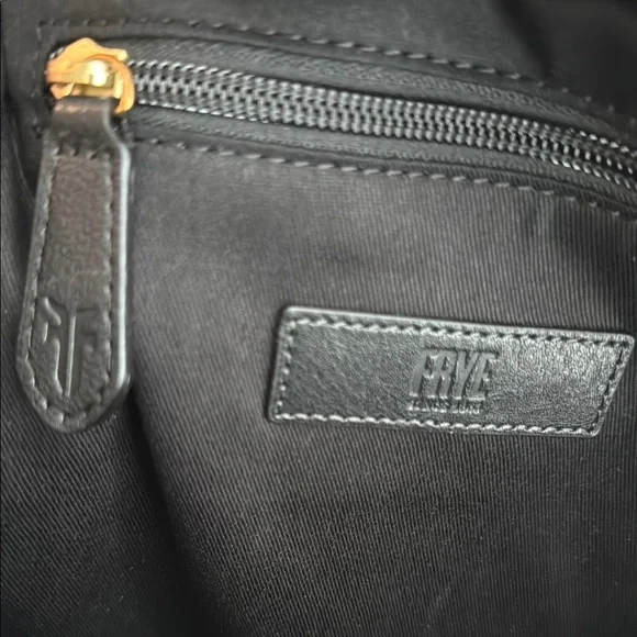 Frye Black Leather Backpack - Picture 8 of 12